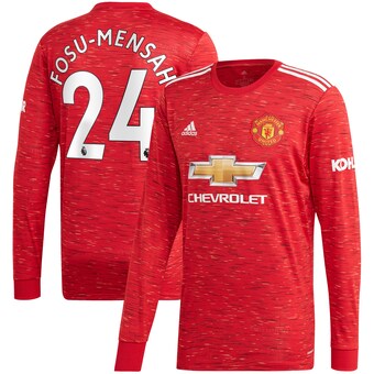 Timothy Fosu-Mensah Manchester United adidas 2020/21 Home Replica Long Sleeve Jersey - Red