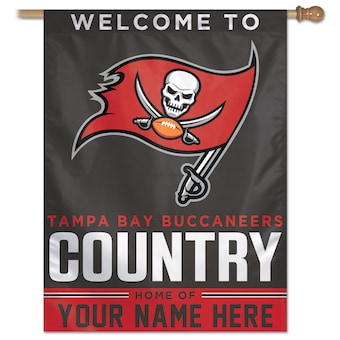 Tampa Bay Buccaneers WinCraft Personalized 27'' x 37'' 1-Sided Vertical Banner