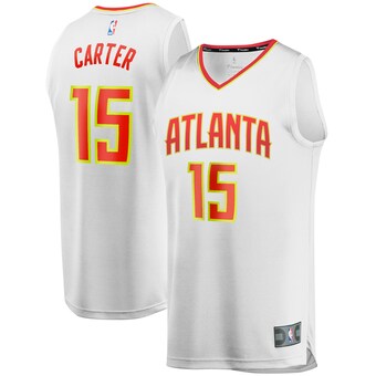 Vince Carter Atlanta Hawks Fanatics Branded Youth Fast Break Replica Player Jersey - Association Edition - White