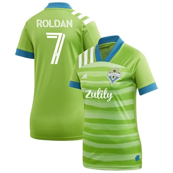 Cristian Roldan Seattle Sounders FC adidas Women's 2020 Forever Green Replica Player Jersey - Green