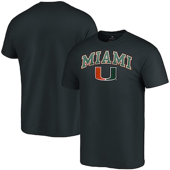 Miami Hurricanes Fanatics Branded Campus T-Shirt - Black