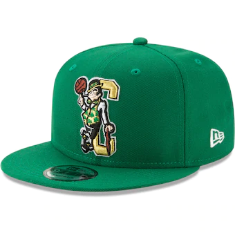 Boston Celtics New Era Back Half 9FIFTY Adjustable Hat - Green