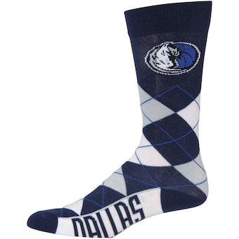 Dallas Mavericks For Bare Feet Argyle Crew Socks