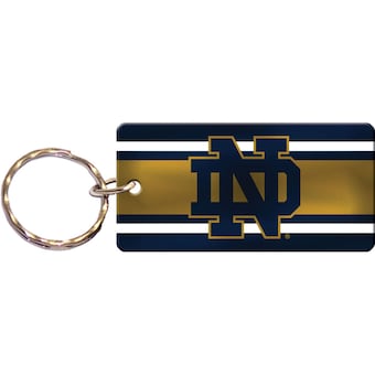Notre Dame Fighting Irish 3.5" x 1.25" Super Stripe Acrylic Keychain