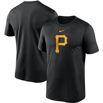 Pittsburgh Pirates Nike Team Large Logo Legend Performance T-Shirt - Black