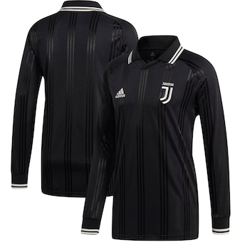 Juventus adidas Icons Long Sleeve T-Shirt - Black