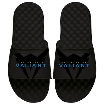 Los Angeles Valiant ISlide Youth Overwatch League Tonal Color Pop Slides - Black