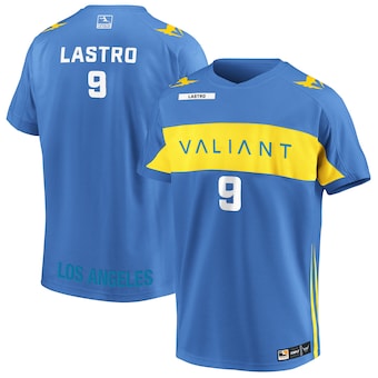 Lastro Los Angeles Valiant Staple Overwatch League Authentic Home Player Jersey - Powder Blue