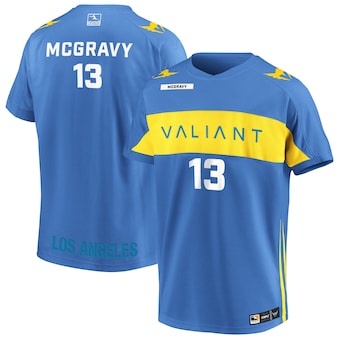 McGravy Los Angeles Valiant Staple Overwatch League Authentic Home Player Jersey - Powder Blue