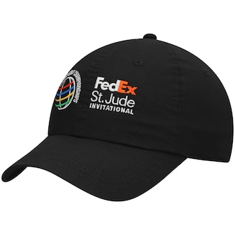 2020 WGC-FedEx St. Jude Invitational Ahead Lightweight Adjustable Hat - Black