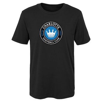 Charlotte FC Preschool Primary Logo T-Shirt - Black
