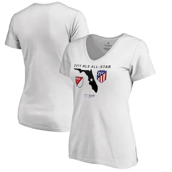 Fanatics Branded Women's 2019 MLS All-Star Game Matchup V-Neck T-Shirt - White