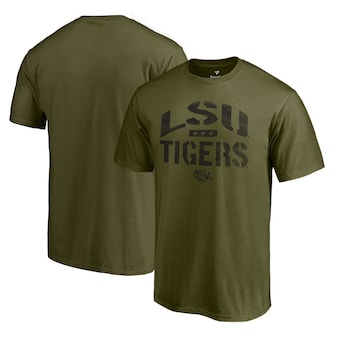LSU Tigers Fanatics Branded Camo Jungle T-Shirt - Green