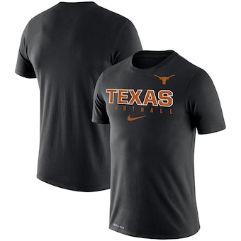 Texas Longhorns Nike Football Practice Legend Performance T-Shirt - Black