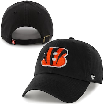 Cincinnati Bengals '47 Brand Cleanup Adjustable Hat - Black