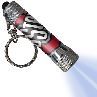 Ohio State Buckeyes LED Flashlight Logo Keychain