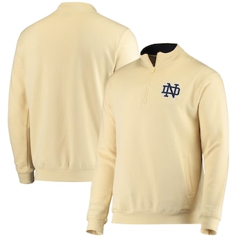 Notre Dame Fighting Irish Colosseum Tortugas Logo Quarter-Zip Pullover Jacket - Gold