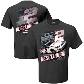 Brad Keselowski Team Penske Discount Tire Camber T-Shirt - Charcoal