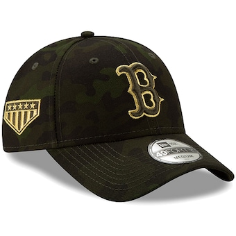 Boston Red Sox New Era MLB Armed Forces Day 49FORTY Fitted Hat - Camo