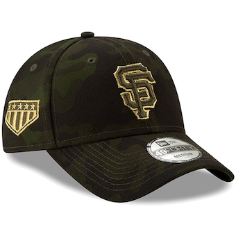 San Francisco Giants New Era MLB Armed Forces Day 49FORTY Fitted Hat - Camo