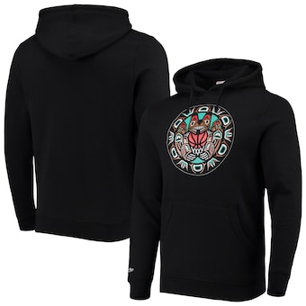 Vancouver Grizzlies Mitchell & Ness Team Hardwood Classics Hometown Pullover Hoodie - Black