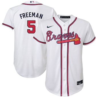Freddie Freeman Atlanta Braves Nike Youth Home 2020 Replica Player Jersey - White