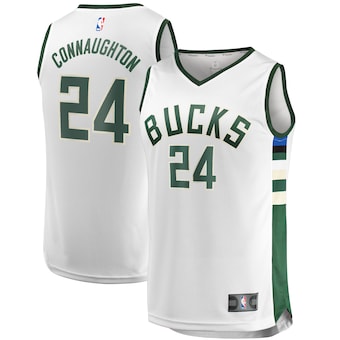 Pat Connaughton Milwaukee Bucks Fanatics Branded Fast Break Replica Player Jersey - Association Edition - White