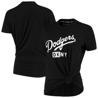 Los Angeles Dodgers DKNY Sport Women's The Abbigail T-Shirt - Black