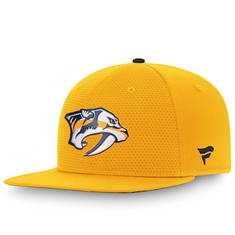 Nashville Predators Fanatics Branded Authentic Pro Rinkside Adjustable Snapback Hat - Gold