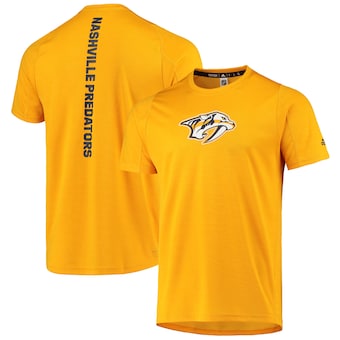 Nashville Predators adidas Game Mode Training T-Shirt - Gold