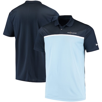 THE PLAYERS Nike Victory Color Block Performance Polo - Navy/Blue