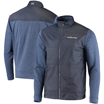 THE PLAYERS Cutter & Buck DryTec Stealth Full-Zip Jacket - Navy