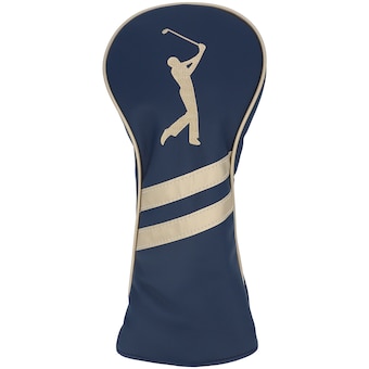 THE PLAYERS Championship Vintage Pro-Style Driver Cover - Navy/Gold