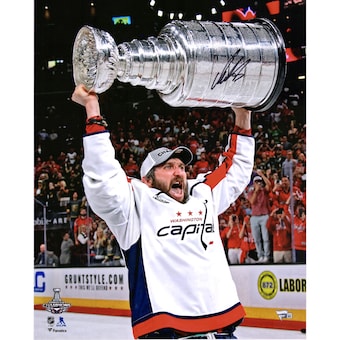 Alex Ovechkin Washington Capitals Fanatics Authentic 2018 Stanley Cup Champions Autographed 16" x 20" Raising Cup Photograph