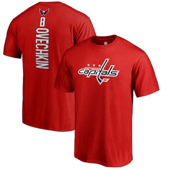 Alexander Ovechkin Washington Capitals Fanatics Branded Backer Name & Number T-Shirt - Red