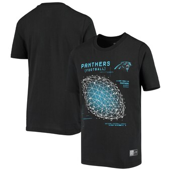 Carolina Panthers Youth Tecmo Ball T-Shirt - Black