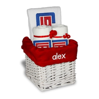 LA Clippers Personalized Small Gift Basket - White