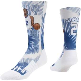 Kawhi Leonard LA Clippers Strideline Premium Comfy Crew Socks - Royal