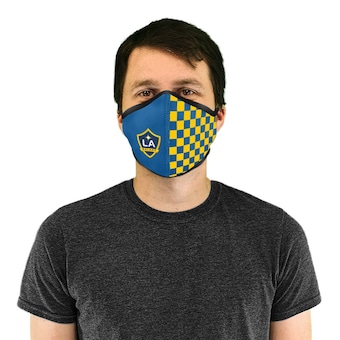 LA Galaxy Adult Checkered Wrap Face Covering