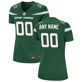 New York Jets Nike Women's Customized Game Jersey - Gotham Green