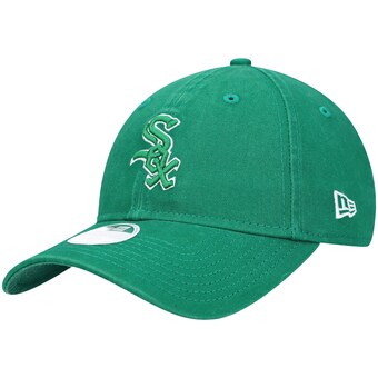 Chicago White Sox New Era Women's St. Patrick's Core Classic 9TWENTY Adjustable Hat - Green