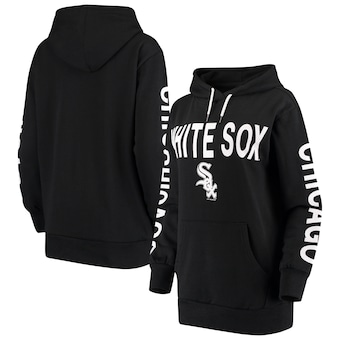 Chicago White Sox G-III 4Her by Carl Banks Women's Extra Inning Colorblock Pullover Hoodie - Black
