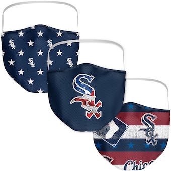 Chicago White Sox Fanatics Branded Adult Patriotic Face Covering 3-Pack