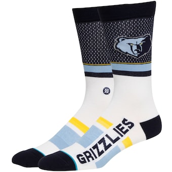 Memphis Grizzlies Stance Shortcut Crew Socks - Navy