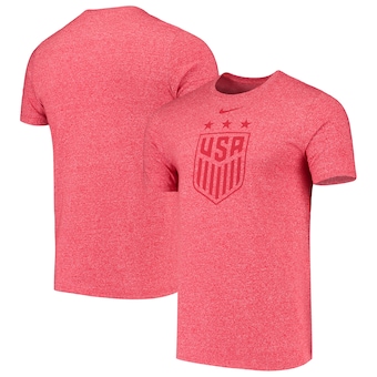 USWNT Nike Marled T-Shirt - Heathered Red