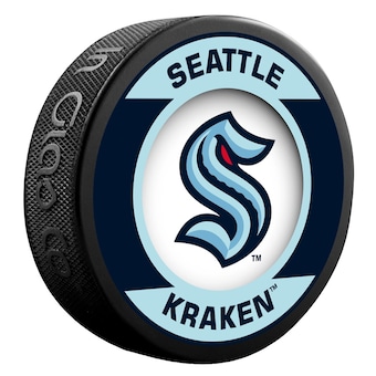 Seattle Kraken Fanatics Authentic Unsigned Inglasco Retro Model Hockey Puck