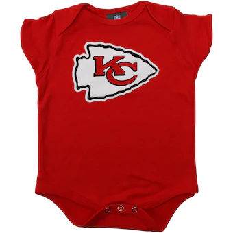 Kansas City Chiefs Newborn & Infant Team Logo Bodysuit - Red
