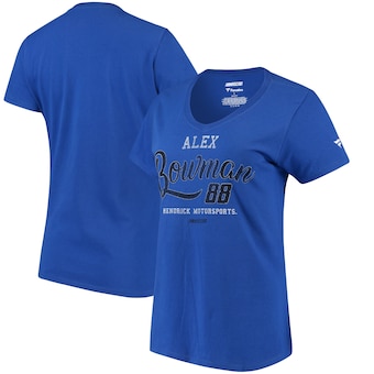 Alex Bowman Fanatics Branded Women's Driver Team V-Neck T-Shirt - Royal