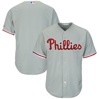 Philadelphia Phillies Majestic Alternate Official Cool Base Team Jersey - Gray