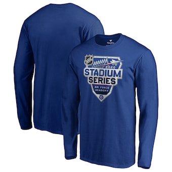 Fanatics Branded 2020 NHL Stadium Series Event Logo Long Sleeve T-Shirt - Royal